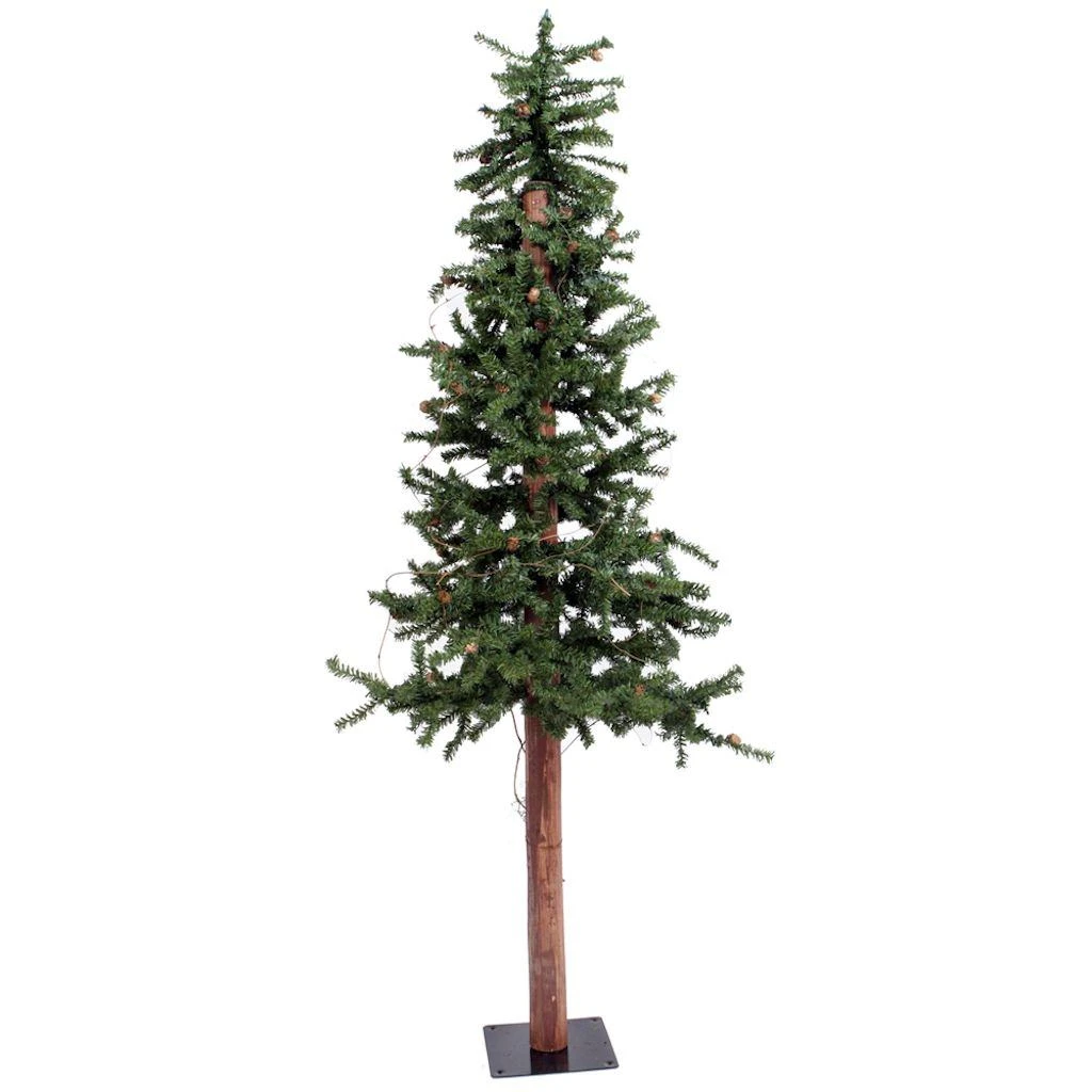 Vickerman Unlit Artificial Christmas Tree With Pine Cones And Vines (00592) 1 Vickerman Unlit Artificial Christmas Tree With Pine Cones And Vines (00592)