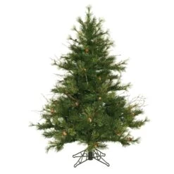 Vickerman Unlit Artificial Christmas Tree With Pine Cones And Grapevines (06310)