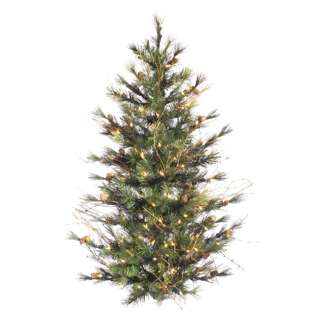 Vickerman Pre-Lit Artificial Christmas Tree (06356) 1 Vickerman Pre-Lit Artificial Christmas Tree (06356)