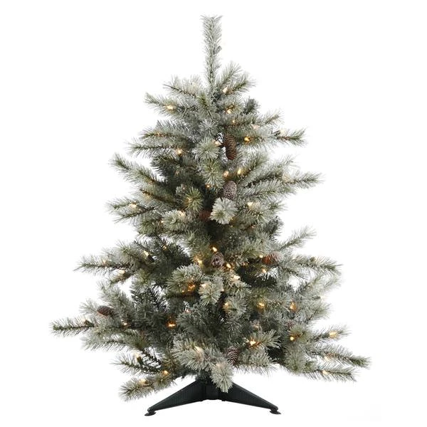 Vickerman Pre-Lit Artificial Christmas Tree With 24 Pine Cones (21594) 2 Vickerman Pre-Lit Artificial Christmas Tree With 24 Pine Cones (21594) - Image 2