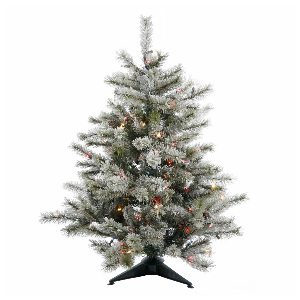 Vickerman Pre-Lit Artificial Christmas Tree With 24 Pine Cones (21597) 1 Vickerman Pre-Lit Artificial Christmas Tree With 24 Pine Cones (21597)