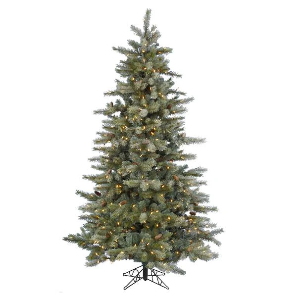 Vickerman Pre-Lit Artificial Christmas Tree With 141 Pine Cones (includes Step On/Off Foot Switch) (21630) 2 Vickerman Pre-Lit Artificial Christmas Tree With 141 Pine Cones (includes Step On/Off Foot Switch) (21630) - Image 2