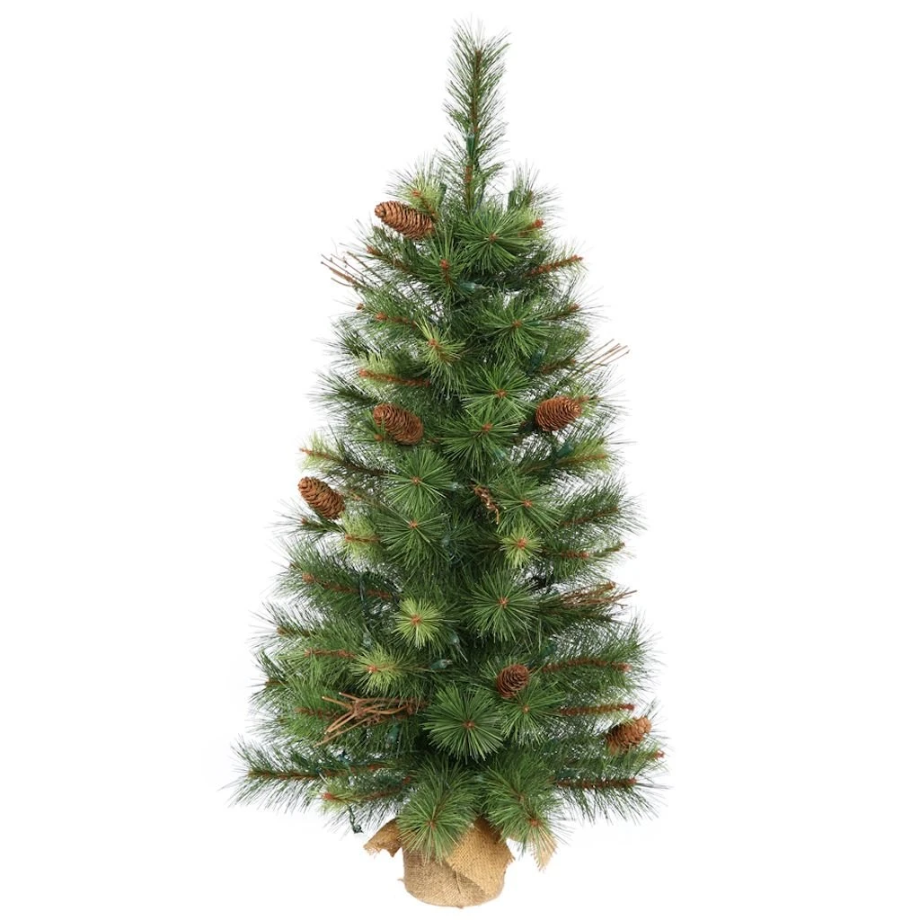 Vickerman Unlit Artificial Christmas Tree With Pine Cones (22346) 1 Vickerman Unlit Artificial Christmas Tree With Pine Cones (22346)