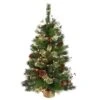 Vickerman Pre-Lit Artificial Christmas Tree With Berries And Cones (22393)