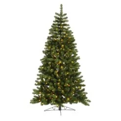 Vickerman Pre-Lit Artificial Christmas Tree (Includes On / Off Foot Switch) (27561)