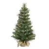 Vickerman Pre-Lit Artificial Christmas Tree With White Tip Pine Cones And Shiny Red Berries (27735)