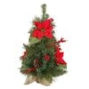 Vickerman Pre-Lit Artificial Christmas Tree With Red Berries & Natural Pine Cones (27915)