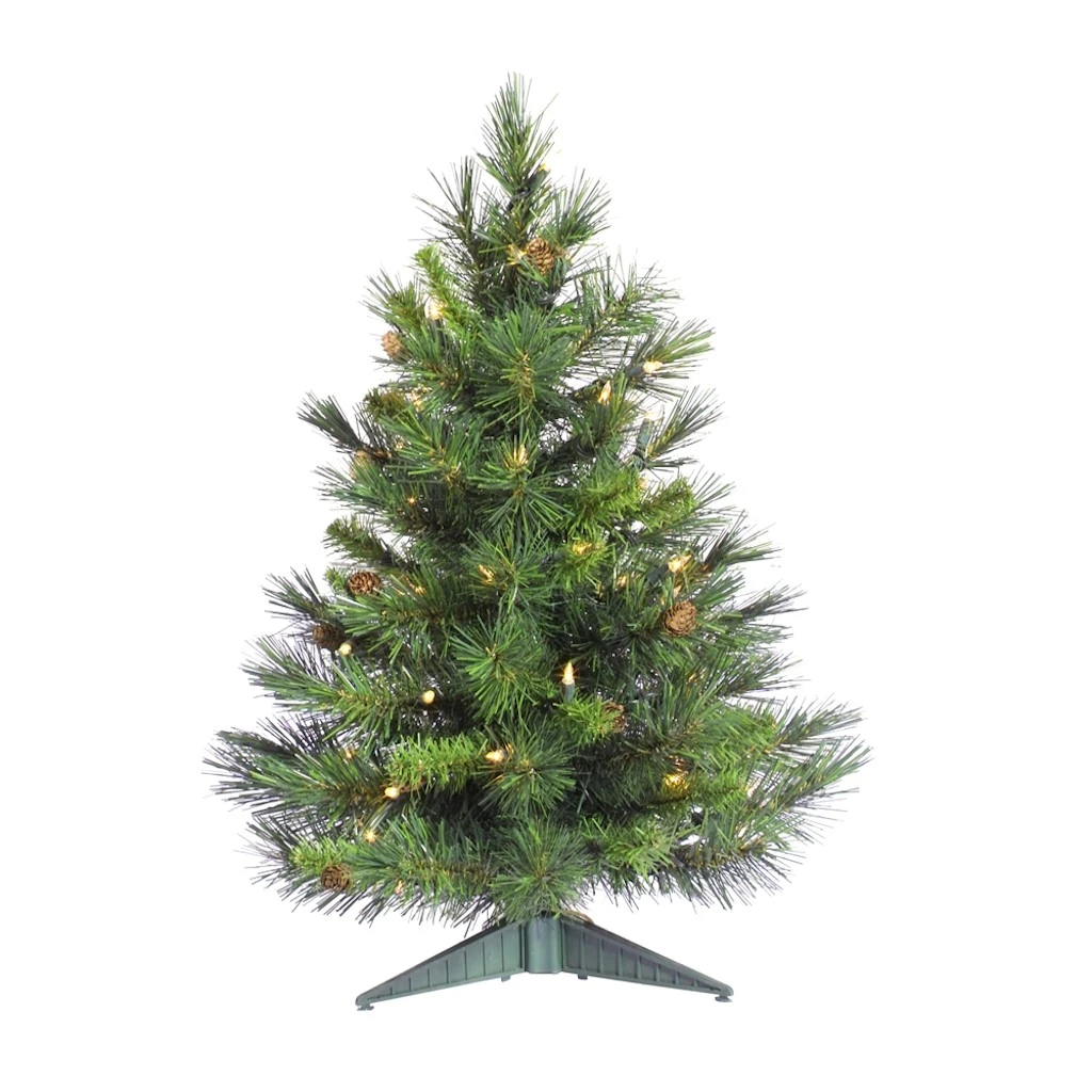 Vickerman Pre-Lit Artificial Christmas Tree (306642) 1 Vickerman Pre-Lit Artificial Christmas Tree (306642)