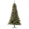 Vickerman Pre-Lit Artificial Christmas Tree With Pine Cones (Includes On / Off Foot Switch) (32812)