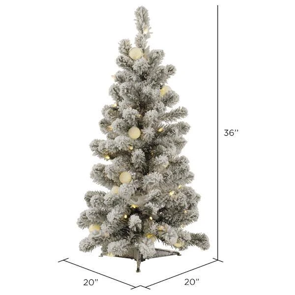 Vickerman Pre-Lit Artificial Christmas Tree (328484) 3 Vickerman Pre-Lit Artificial Christmas Tree (328484) - Image 3