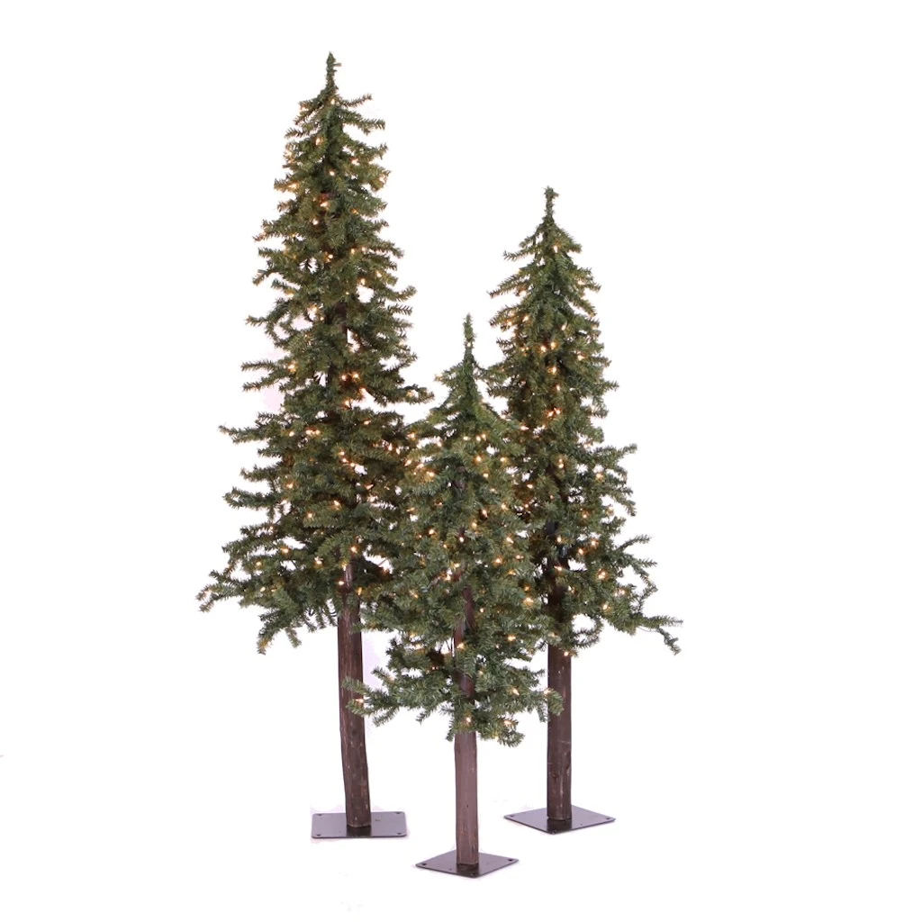 Vickerman Unlit Artificial Christmas Tree Set (427538) 1 Vickerman Unlit Artificial Christmas Tree Set (427538)