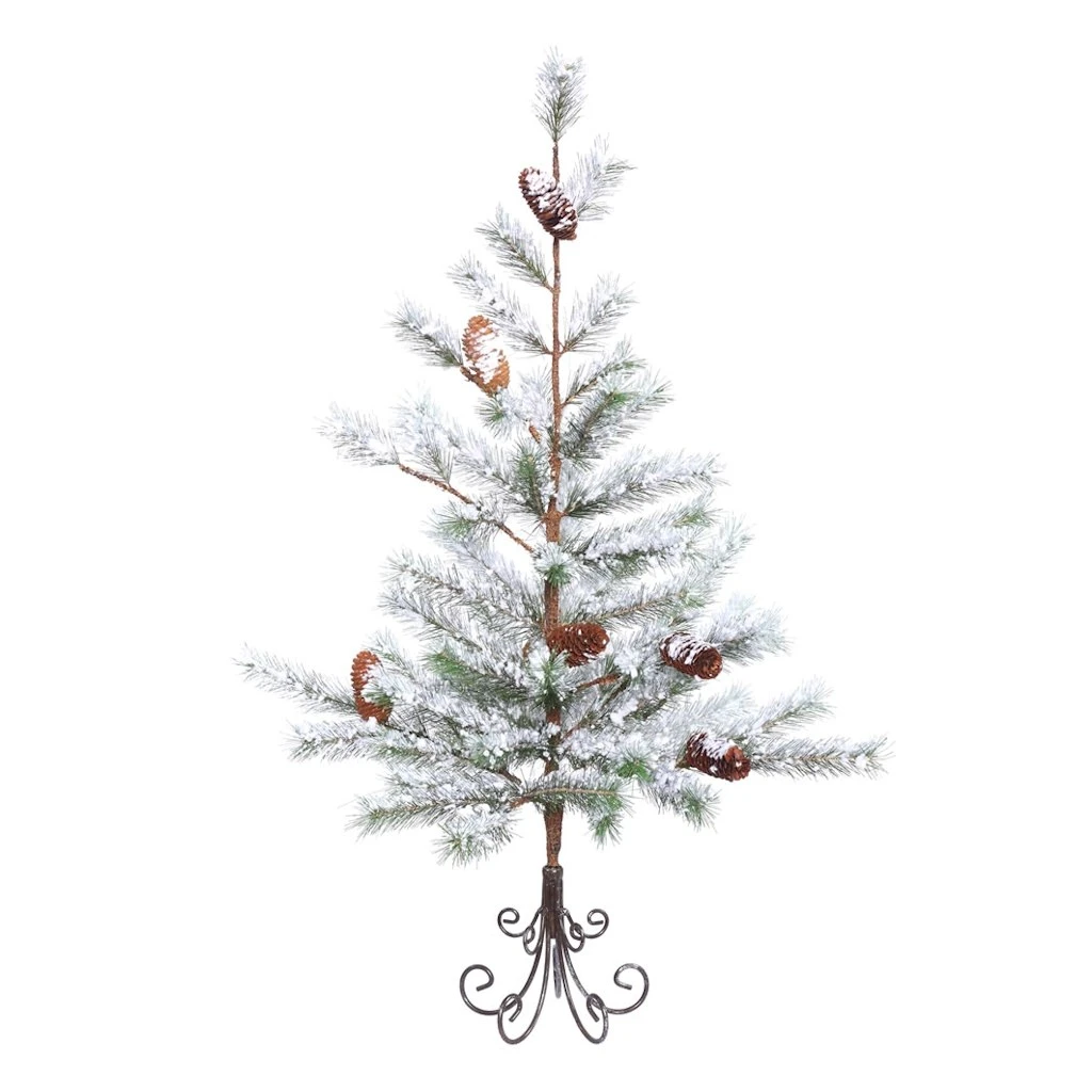 Vickerman Unlit Artificial Christmas Tree With Pine Cones (372142) 1 Vickerman Unlit Artificial Christmas Tree With Pine Cones (372142)