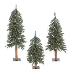 Vickerman Pre-Lit Artificial Christmas Tree (Set Of 3) (427736)
