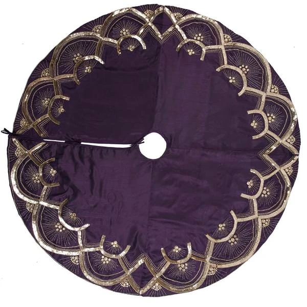 Vickerman Christmas Tree Skirt (505540) 2 Vickerman Christmas Tree Skirt (505540) - Image 2