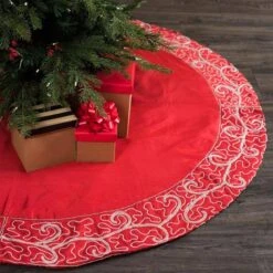 Vickerman Christmas Tree Skirt (505649) -Vickerman Tree Deals Store 505649add3md