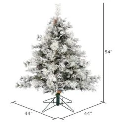 Vickerman Unlit Artificial Christmas Tree (628096) -Vickerman Tree Deals Store 6280963md
