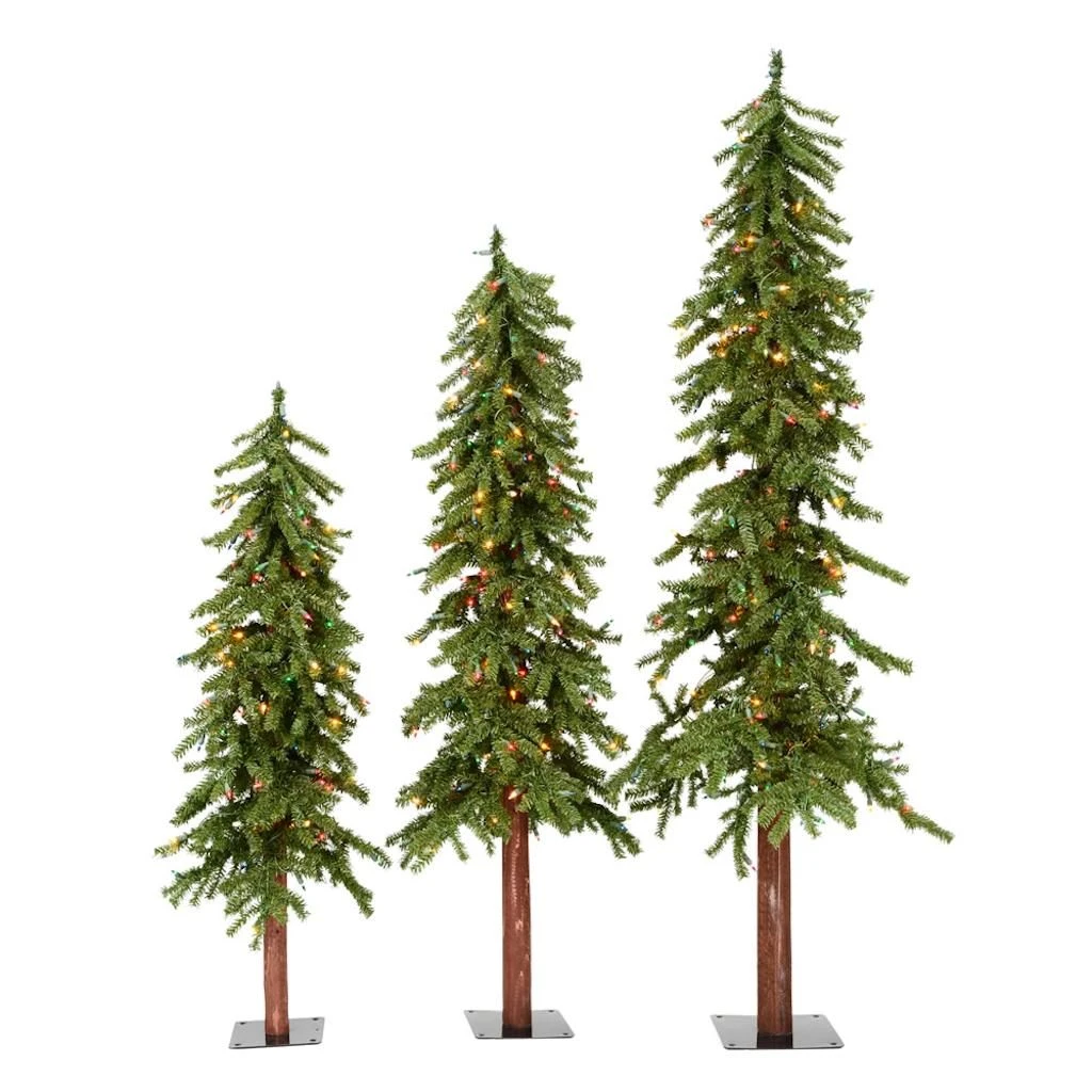 Vickerman Pre-Lit Artificial Christmas Tree (Set Of 3) (08600) 1 Vickerman Pre-Lit Artificial Christmas Tree (Set Of 3) (08600)